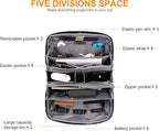Besnfoto Tech Pouch Electronic Organizer Accessory Bag Waterproof Travel - Image 3