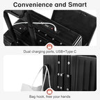 Carry On Luggage 20 Inch, Aluminum Frame Zipperless Luggage, ABS+PC Hard Shell - Image 6