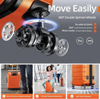 SHOWKOO Luggage Sets Expandable PC+ABS Durable Suitcase Sets Double Wheels TSA - Image 3