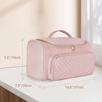 Fasrom Travel Carrying Case Compatible with Shark FlexStyle Air Styling & Drying System HD430/HD435, Hair Blow Dryer Storage Bag to Organize Hair Styling Attachments, Pink (Empty Bag)