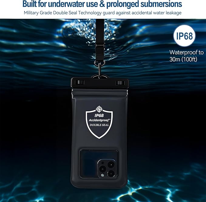 AiRunTech Floating Waterproof Phone Pouch, Waterproof Phone Case - Image 3