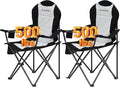 Camping Chairs for Heavy People, Folding Chairs for Outside Outdoor Folding by Aohanoi