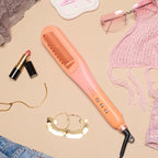 Wavytalk Spotlight Sleek Steamline Pro Festival Bundle, Steam Hair Straightener Brush 3 in 1, Steam Reduces Damage, Nourishes Hair, and Expedites Straightening