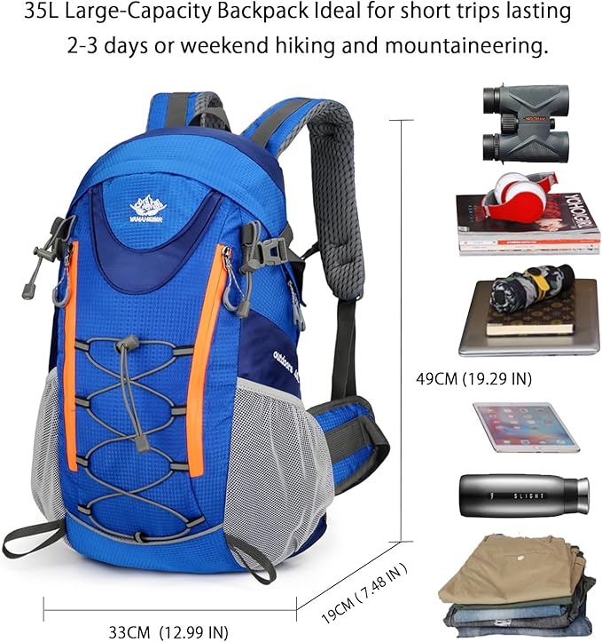 35L Hiking Backpack, Camping Backpack - Image 2