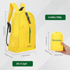 Ultralight 20L Foldable Backpack, Compact to Palm-Sized, Travel & Daily Use - Image 2
