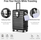 KYME Luggage Sets 3 Piece Hardshell 22in/26in/30in Suitcases - Image 2
