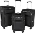 3-Piece Softside Expandable Luggage Set by WireHot