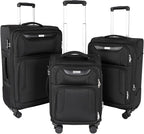 3-Piece Softside Expandable Luggage Set by WireHot