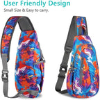 TITECOUGO Small Sling Bag, Lightweight Crossbody Backpack - Image 3