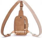 Telena Small Sling Bag for Women Leather Crossbody Fanny Packs Chest Bag for - Image 5