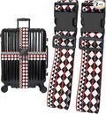 Geometric Arts Luggage Straps for Suitcases, Adjustable Luggage Travel Belt to by Unknown