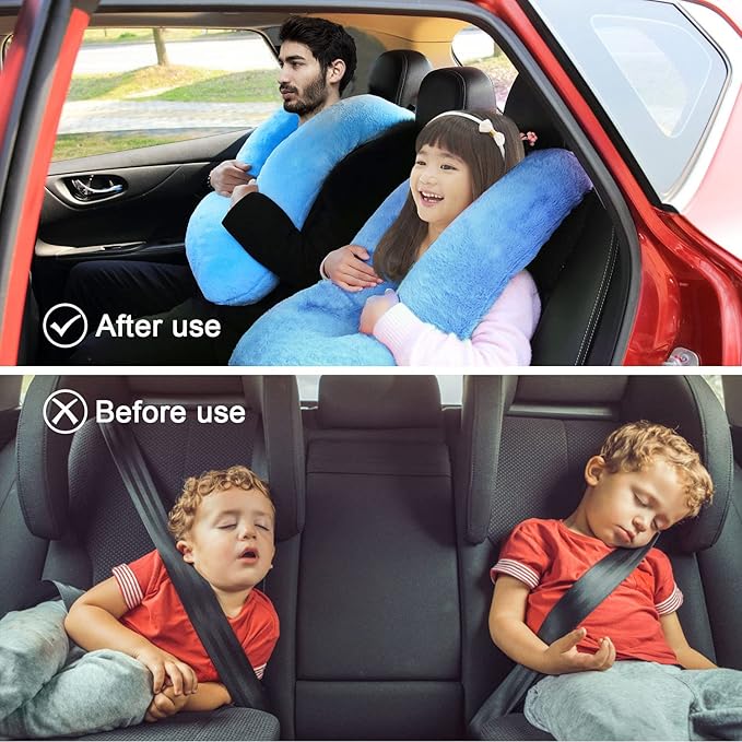 Travel Pillow, Travel Pillow for Kids, Sleeper Hold Pillow Travel, Removable - Image 2