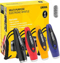 UNIWA Electronic Whistle, 4 Pack Handheld Electronic Whistles Electric Whistle by UNIWA