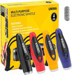 UNIWA Electronic Whistle, 4 Pack Handheld Electronic Whistles Electric Whistle by UNIWA