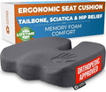 5 STARS UNITED Seat Cushion for Tailbone Pain Relief – Memory Foam Cushion for by 5STARSUNITED