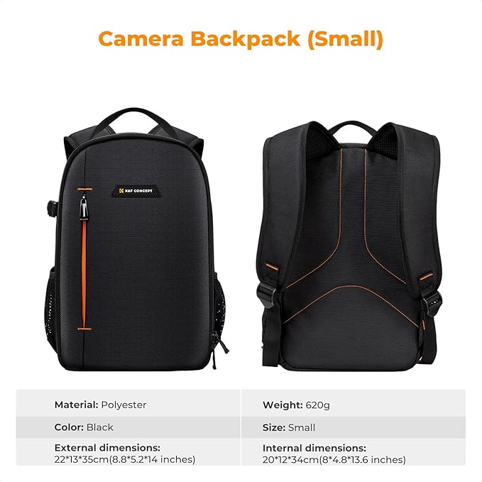 K&F Concept Camera Backpack for Photographers Photography Camera Bag - Image 7