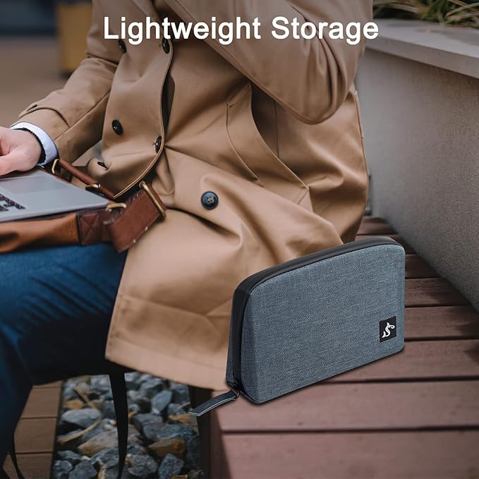 Electronics Organizer Travel Case – Water-resistant Cable Bag - Image 6