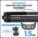 Fotopro 68" Carbon Fiber Travel Tripod, Heavy Duty Camera Tripod - Image 3