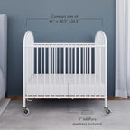 Foundations Pinnacle Metal Compact Folding Crib 3 Pack - Image 3