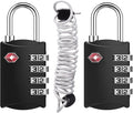 ZHEGE Travel Locks 2 Pack, TSA Locks by ZHEGE