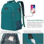 MATEIN Slim Laptop Backpack, Anti Theft 15.6 inch Computer Travel Backpack - Image 2