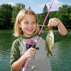 Kids Fishing Pole Set, Telescopic Fishing Rod Reel Combo Kids Starter Kit - Image 6