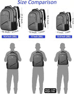 MATEIN 15.6 Inch Student Laptop Backpack, 20 L Airline Personal Item College - Image 4
