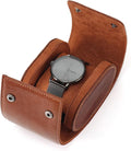 JOYIR Single Watch Roll for Travel | Genuine Leather Watch Pouch Case by JOYIR