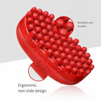 Luxury Twist Styler – Durable, Washable Comb Brush, a Premium Alternative to Hair Sponges for Afro, Curly, Coiled & 4C Hair, Ideal for Daily or Professional Use (1 Count) (Red)