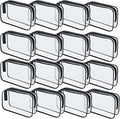 16 Pieces Clear Makeup Bags Bulk, TSA Approved Toiletry Bag by YedsIntu