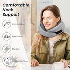 SZXYX Travel Pillows for Airplanes, 100% Pure Memory Foam Neck Pillow for - Image 3