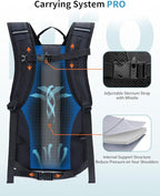 ECOHUB Small Hiking Backpack for Men Women, 20L Lightweight Travel Backpacks - Image 2