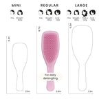 Tangle Teezer Ultimate Detangler Brush for Wet & Dry Hair, Eliminates Knots & Reduces Breakage for Straight to Wavy Hair Types, Amazon Exclusive Rosebud