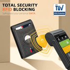 RUNBOX AirTag-Wallet-Mens-Slim-RFID Blocking Wallets Leather - Image 5