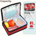 FlowFly Small Insulated Lunch box Portable Soft Bag Mini Cooler Thermal Meal - Image 4