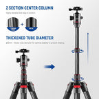 NEEWER Upgraded 80.7" Carbon Fiber Camera Tripod Monopod - Image 2