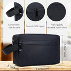 Travel Toiletry Bag for Women and Men, Water-resistant Shaving Bag for - Image 4