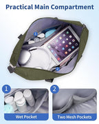 Narwey 18x14x8 Inches Travel Bag Spirit Airlines Frontier Personal Item Bag - Image 3