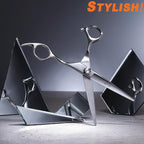 High-end Professional Extremely Very Sharp Barber Hair Cutting Scissors Hairdresser Shears For Hair 6 Inches Haircut Scissor Made Of Stainless Steel Alloy For Hairdressing Salon and Home Use