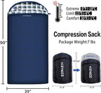 0 Degree Sleeping Bag 100% Cotton Flannel XXL - Image 2
