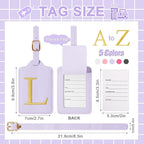 Personalized Initial Luggage Tags - Image 2