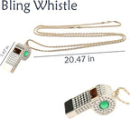 Whistle, Rhinestone Sports Whistle - Image 2