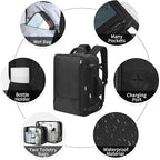 Hanples Travel Backpack for Women Men Large Carry On Person Item Flight - Image 5