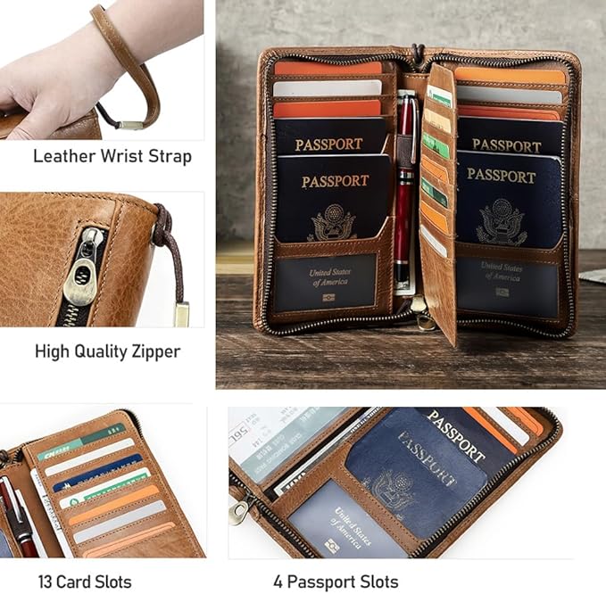 CONTACTS Travel Family Passport Holder - Image 5