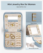 Vlando Teacher Must Haves, Personalized Initial Jewelry Case, Back to School - Image 3