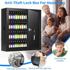 100 Keys Key Lock Box, Anti-Theft Key Cabinet - Image 8