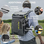 SPARTER Backpack Cooler Insulated Leak Proof 33/49 Cans, 2 Insulated - Image 6