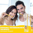 HOFASON Disposable Toothbrushes Pack of 50, Nursing Home - Image 2