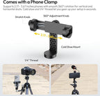 ULANZI Ombra ⅡCamera Tripod 61.5 Inch, 360° Ball Head Travel Tripod Stand - Image 5