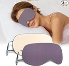 Sleeping Mask 2 Pack, Cool Double-Sided Use of Sleep Mask, Super Soft Blindfold by BATHRINS